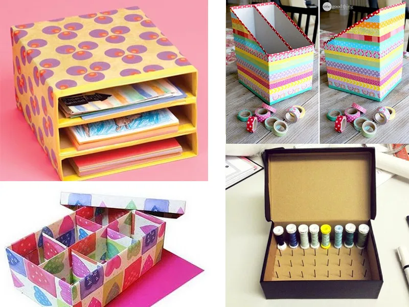 Qué hacer con cajas de cartón pequeñas: 6 ideas originales
