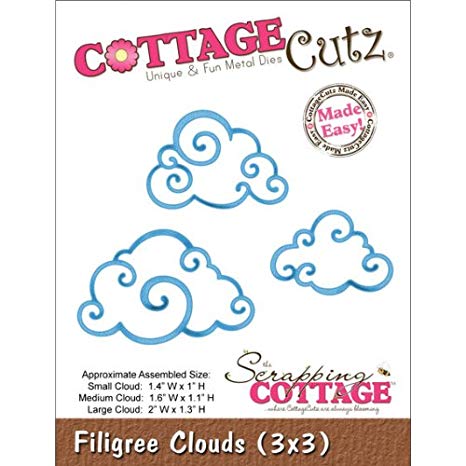  CottageCutz – Troquel (Filigrana Nubes Die Cuts 