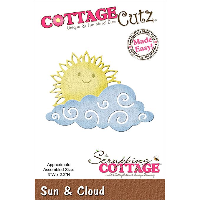            CottageCutz – Troquel Metal Die-in el Bosque Sol y Nube (X Pulgadas            