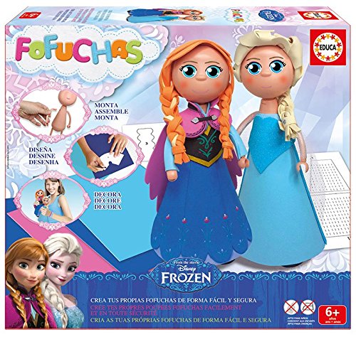            Educa Borrás Fofuchas - Set con diseño Elsa y Ana de Frozen 16456            