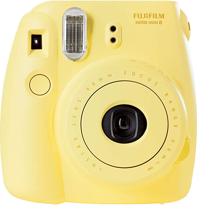            Fujifilm Instax Mini 8 - Cámara analógica instantánea (flash, velocidad de obturación fija de 1/60 s), color rosa            