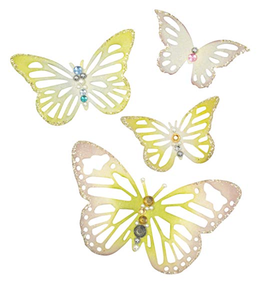  Sizzix Thinlits - Juego de 2 troqueles, diseño de mariposas 